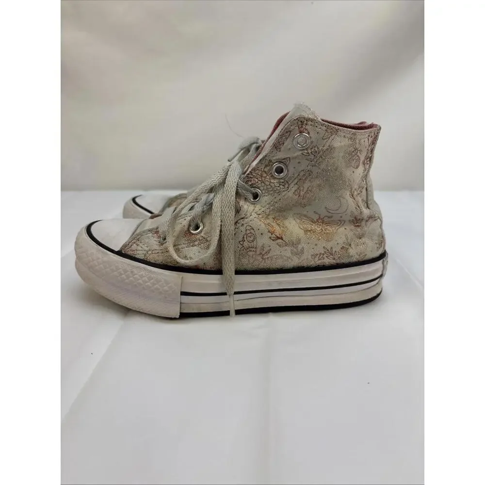 Converse Chuck Taylor All Star - Youth Size 1 - Metallic Butterfly